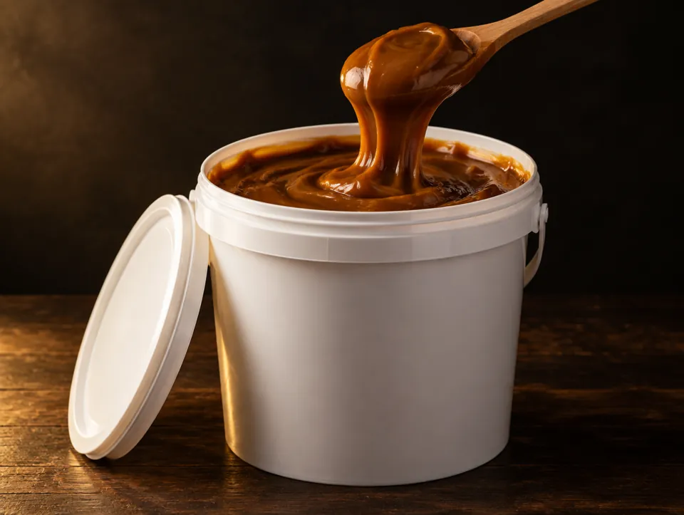Dulce de leche repostero en cubeta